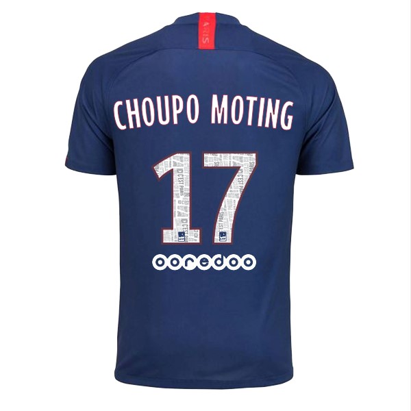 Maillot Football Paris Saint Germain NO.17 Choupo Moting Domicile 2019-20 Bleu
